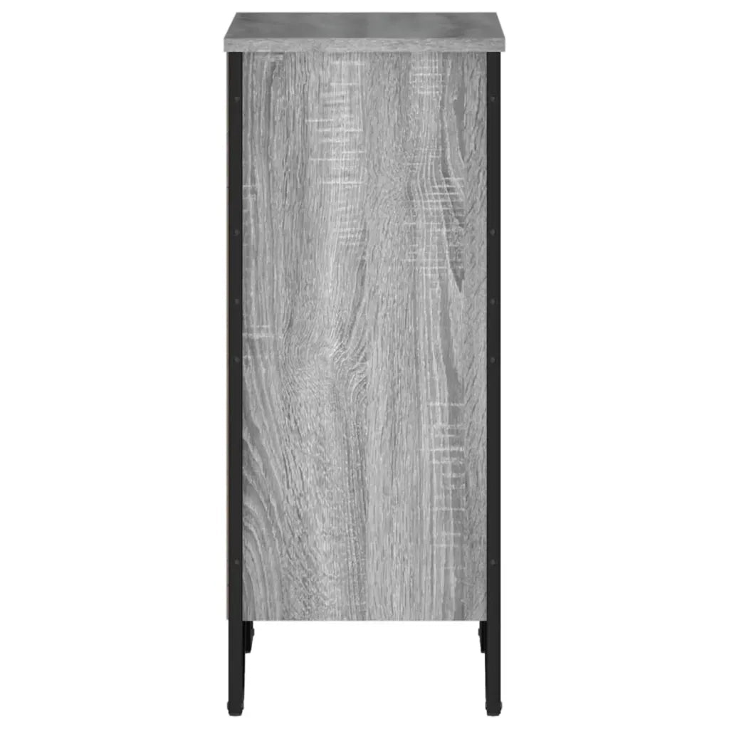 Libreria Grigio Sonoma 50x31x74,5 cm in Legno Multistrato 848602