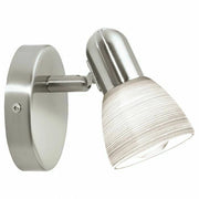 Faretto in Metallo Vetro E14 Lampada Parete Illuminazione Interno Dakar EGLO