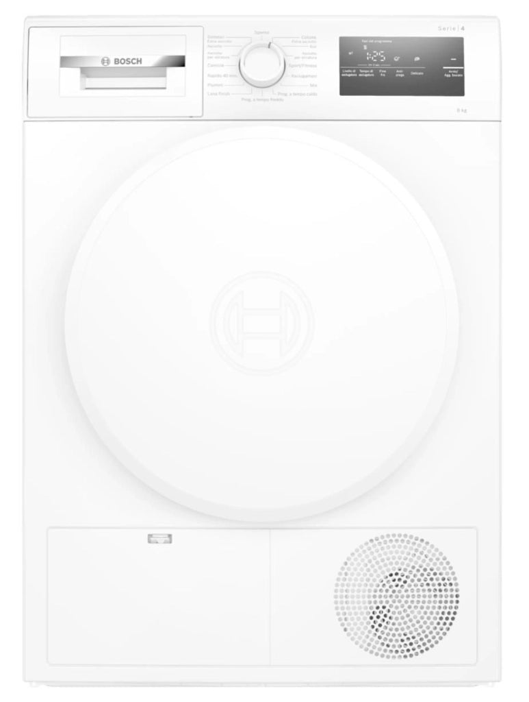Bosch WTH83208II asciugatrice Libera installazione Caricamento frontale 8 kg A++ Bianco
