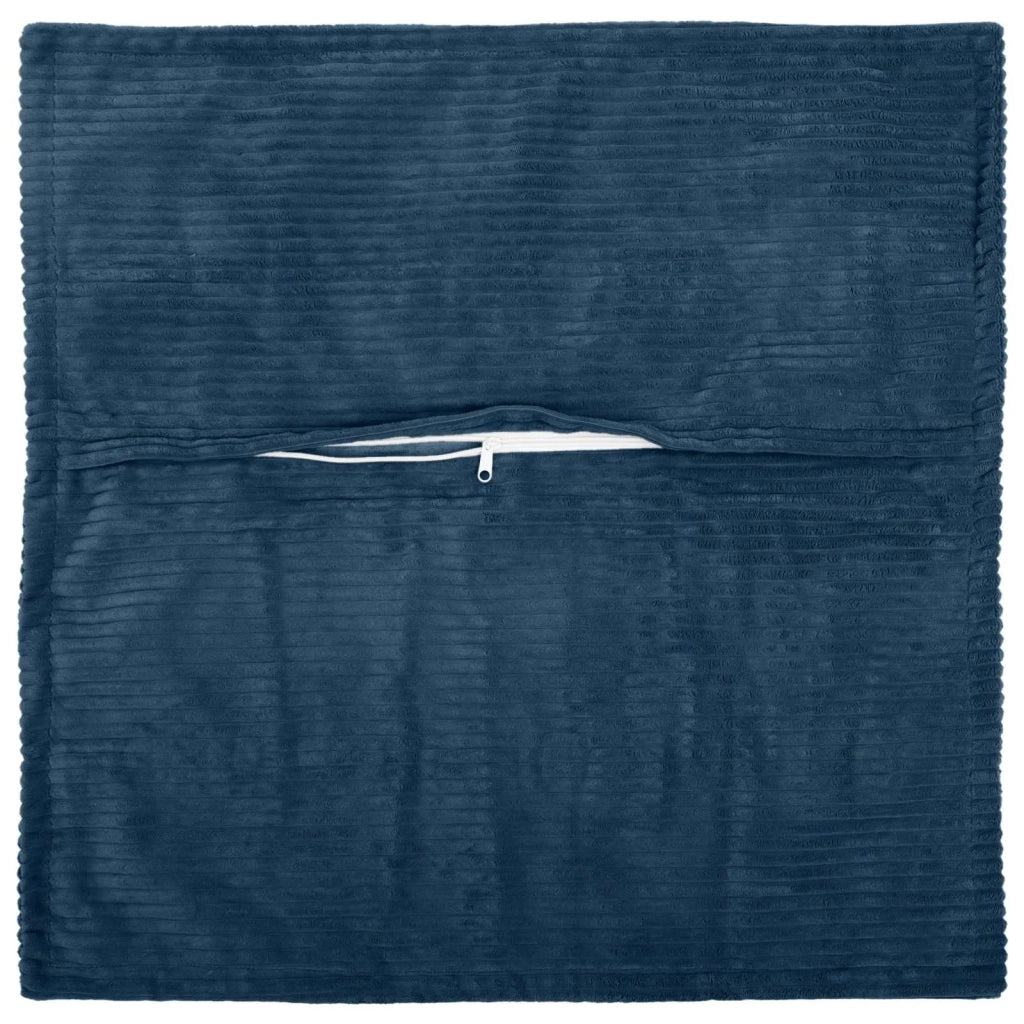 Federa 6 pz HOUTEN Blu navy 55 x 55 cm corduroy 920432