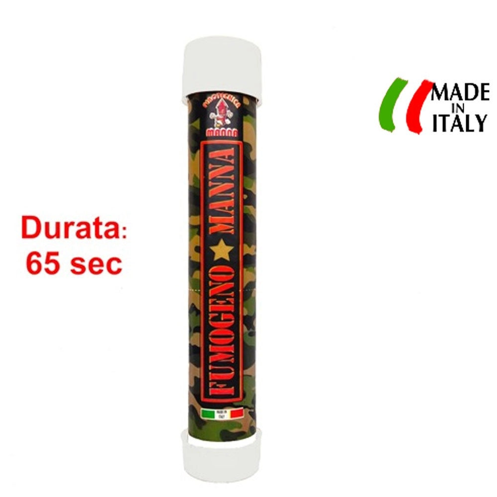 Trade Shop - 2 Pezzi Fumogeni Da Stadio Feste Forza Napoli Terzo Scudetto Bianco Azzurro 65 S -
