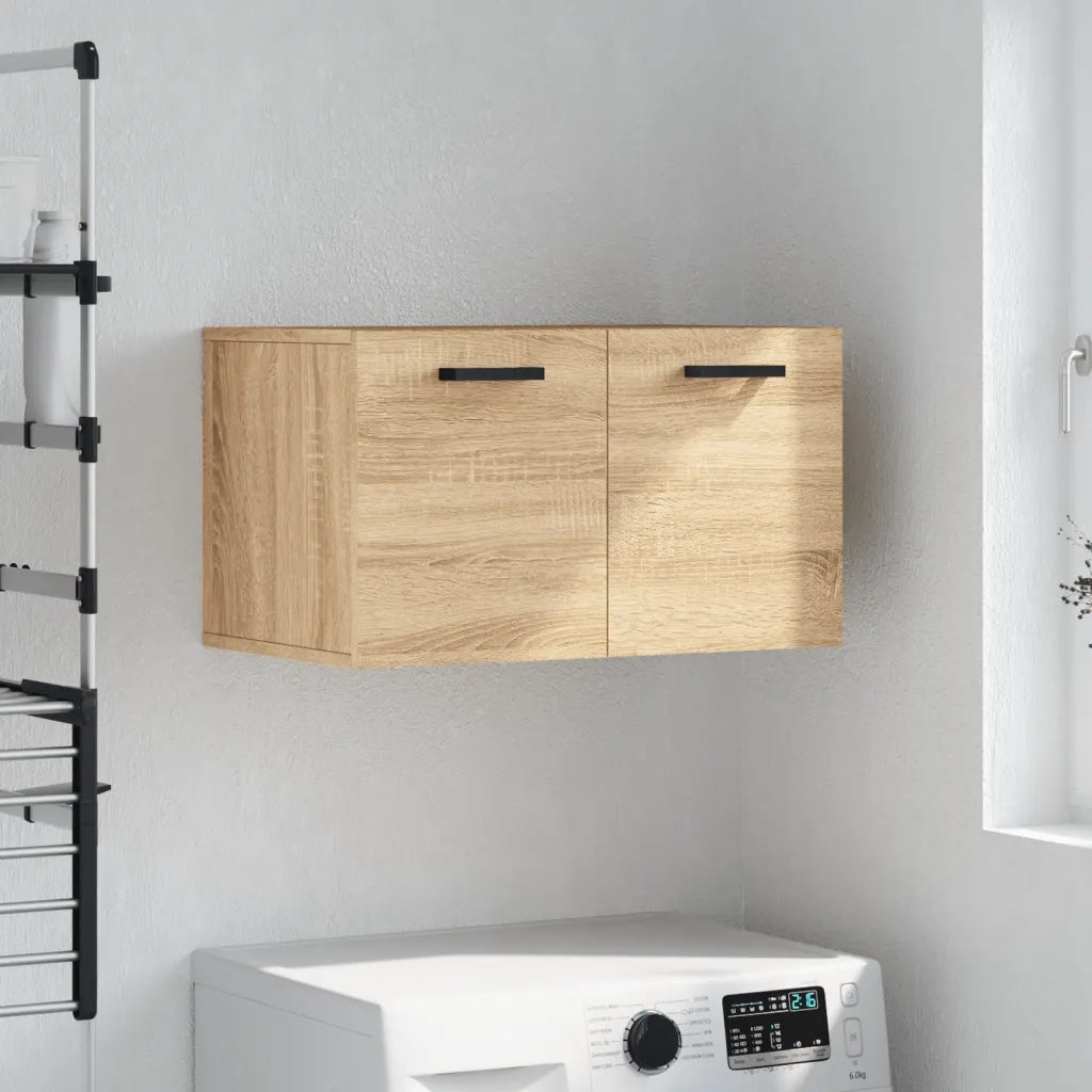 Armadietto a Muro | Mobile a Parete Rovere Sonoma 60x36,5x35 cm Legno Multistrato