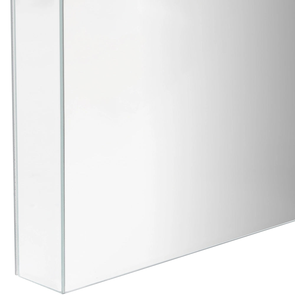 Consolle Vetro Argento 2 Cassetti Manopole Cristallo Modern Glam