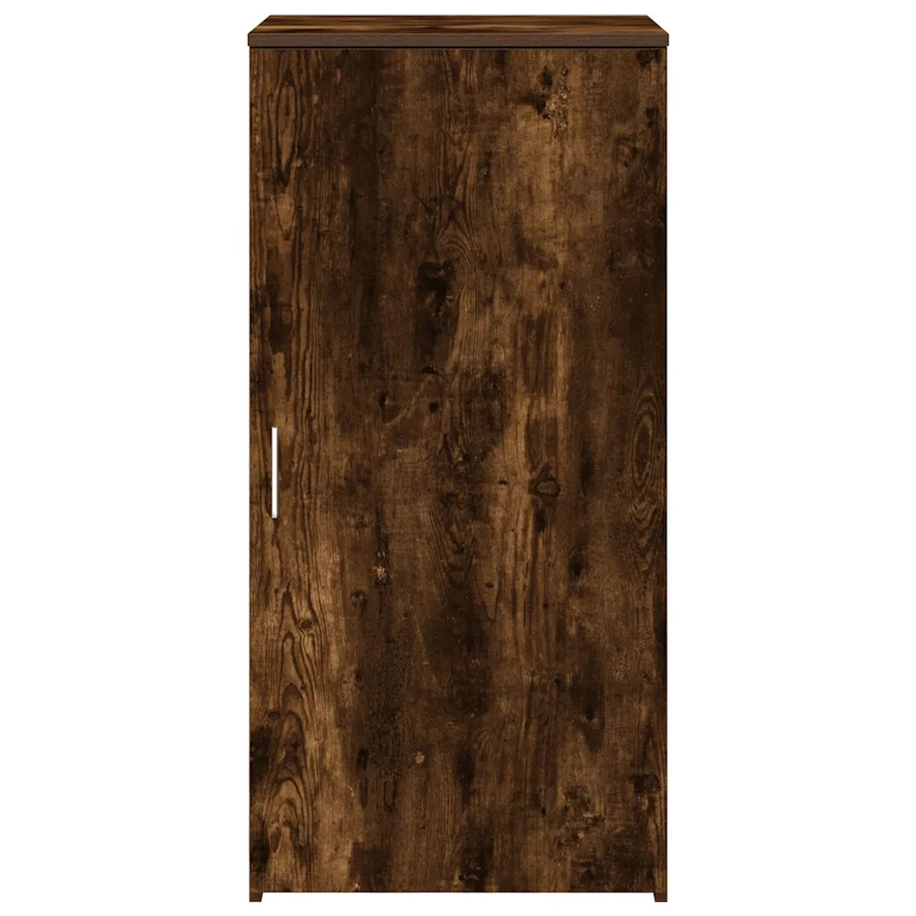 Mobile Portaoggetti Rovere Fumo 50x45x103,5 cm in Truciolato 859046