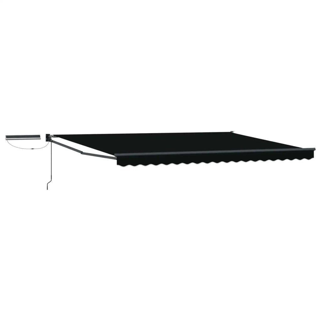 Tettuccio Elettrico Retrattile Nero e antracite 4 × 3 m 3420151