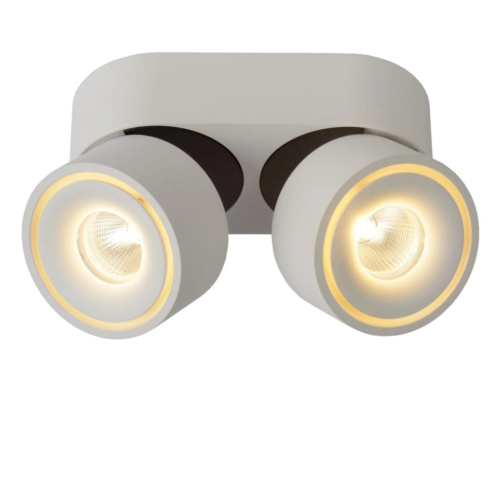 Lucide Yumiko spot LED incasso bianco 2 luci 8W 2700K