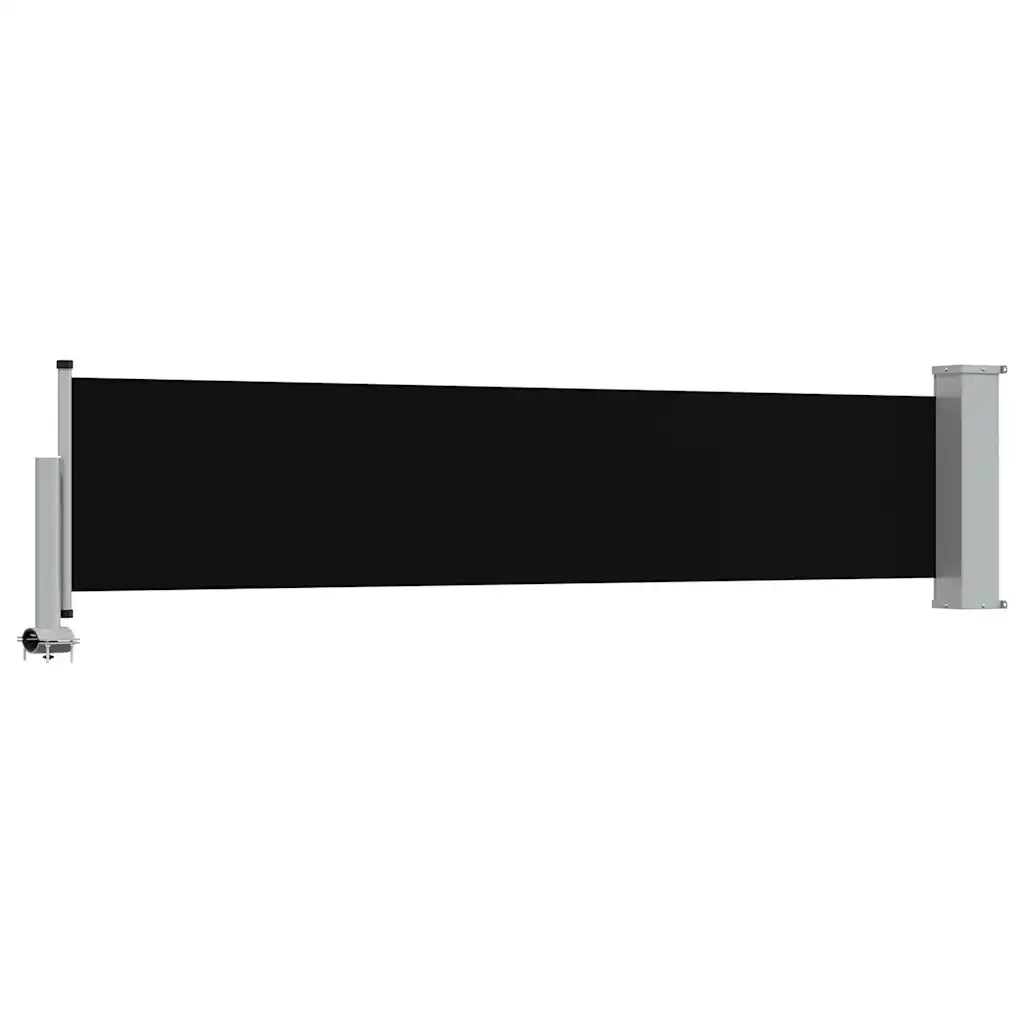 Tenda Laterale Retrattile per Patio 60x300 cm Nero cod mxl 6255