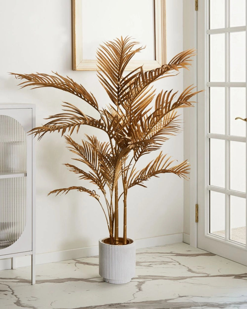 Pianta artificiale in vaso Palma decorativa finta 160 cm Pianta decorativa finta imitazione
