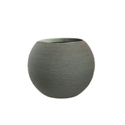 Vaso da Esterno Interno Design a Sfera Ø40x33 cm Botticelli in Resina Verde
