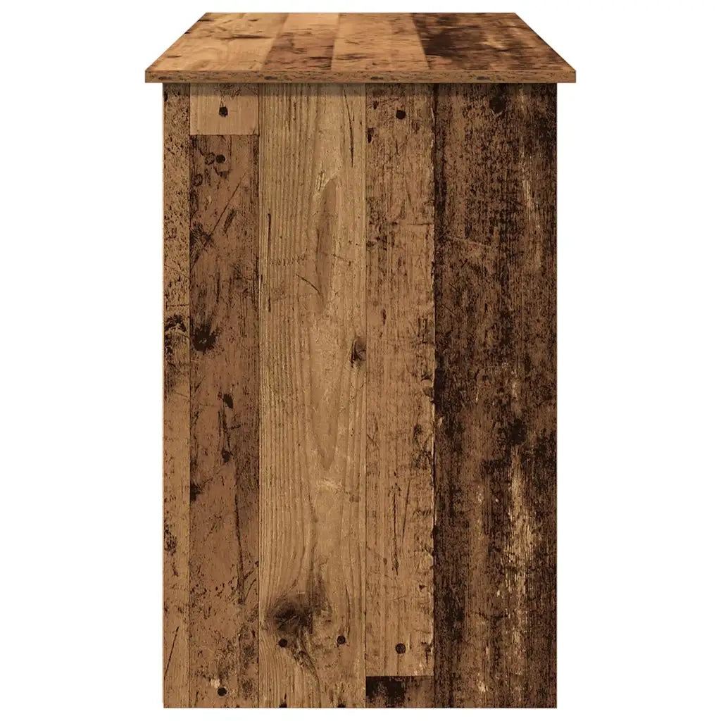 Scrivania | Tavolo da Ufficio Legno Antico 102x50x75 cm in Legno Multistrato