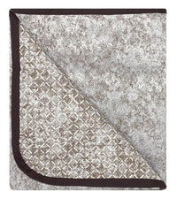 Copridivano con Penisola Destra Seduta 290 cm in Poliestere e Cotone Marrone