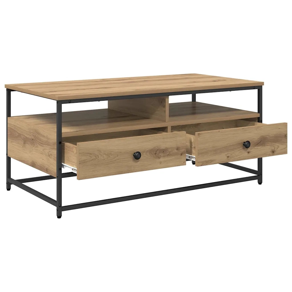 Tavolino da salotto | Tavolino da caff¨¨ | Tavolino da Soggiorno Rovere artigianale 100 x 51 x 45 cm