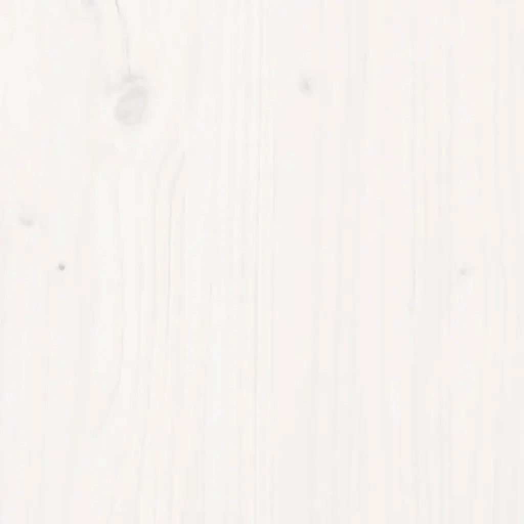 Testiera per Letto Bianca 165,5x4x100 cm Legno Massello di Pino cod mxl 50153