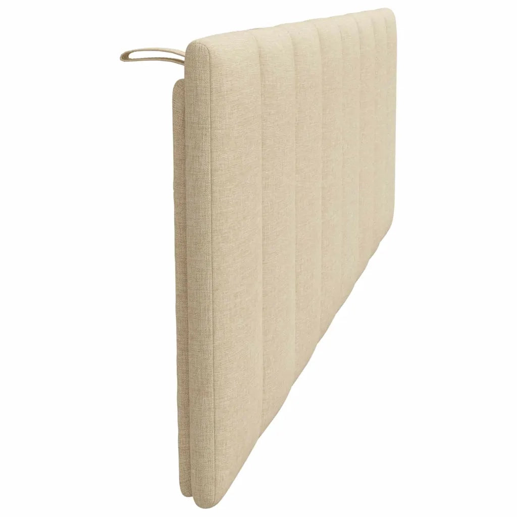 Coussin de tête de lit Hanko crème 160 cm tissu
