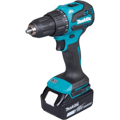 Trapano Avvit Percus Batteria DHP490RTJ Makita X2 Ah 5,0 con Valigia 18 V