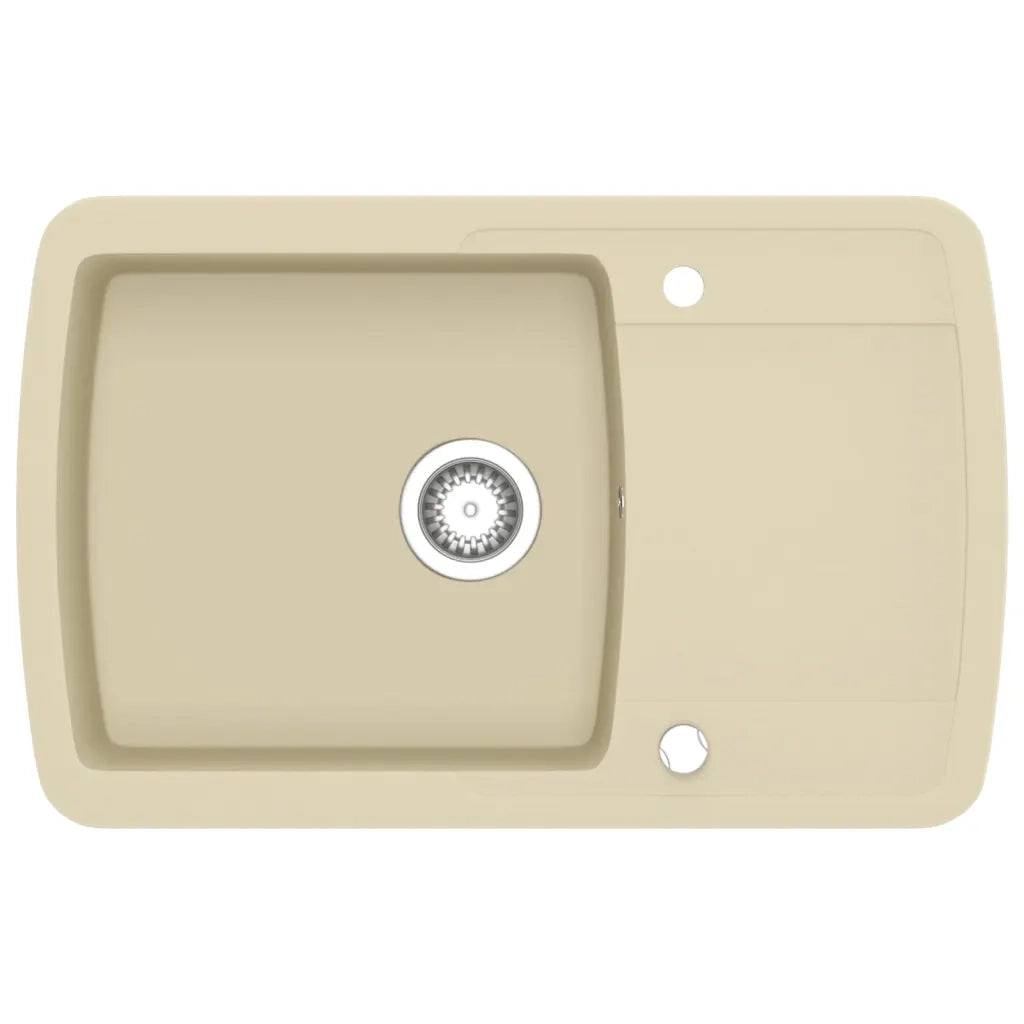 Lavello da Cucina in Granito Vasca Singola Beige cod mxl 34987