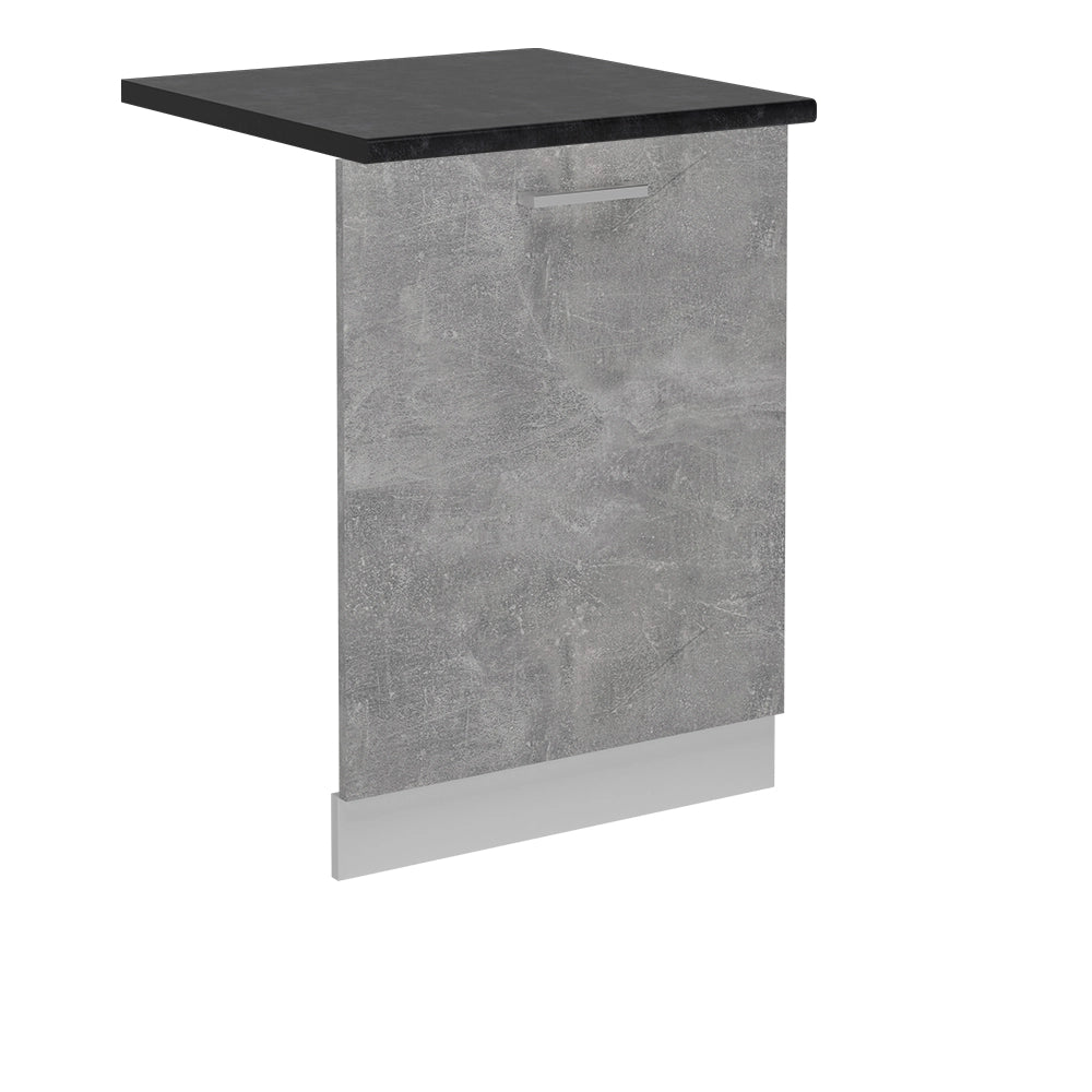 Vicco Coperchio per lavastoviglie Calcestruzzo 60 cm , PL Antracite
