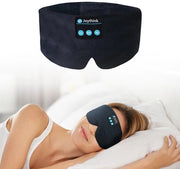 Slaaphoofdtelefoon Bluetooth con Ultradunne Stereoluidsprekers, Slaapmasker con Cinturino per Sonniatori con Bluetooth e Orecchini Ultradunni