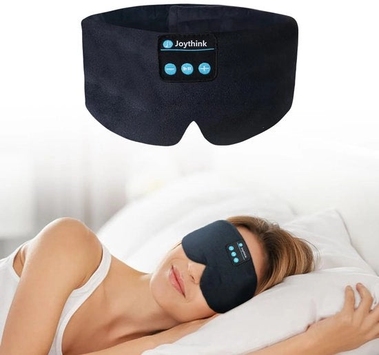 Slaaphoofdtelefoon Bluetooth con Ultradunne Stereoluidsprekers, Slaapmasker con Cinturino per Sonniatori con Bluetooth e Orecchini Ultradunni