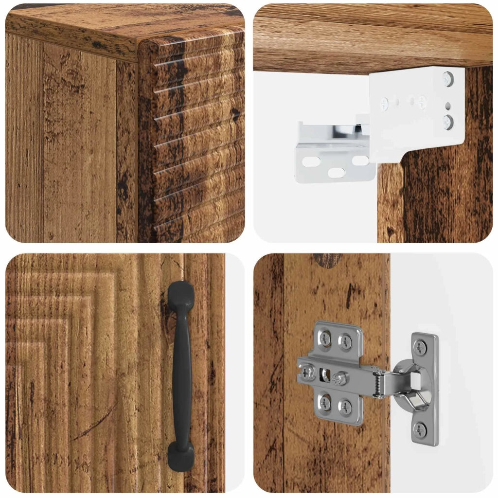 Armadio da bagno a muro HAARLEM Legno antico 30 x 31 x 59 cm 896813