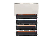 Set Toner di Ricambio Compatibile per Stampanti HP Color Laserjet Pro MFP M283fdw M255dw M282nw con Chip Giallo Magenta Nero Ciano