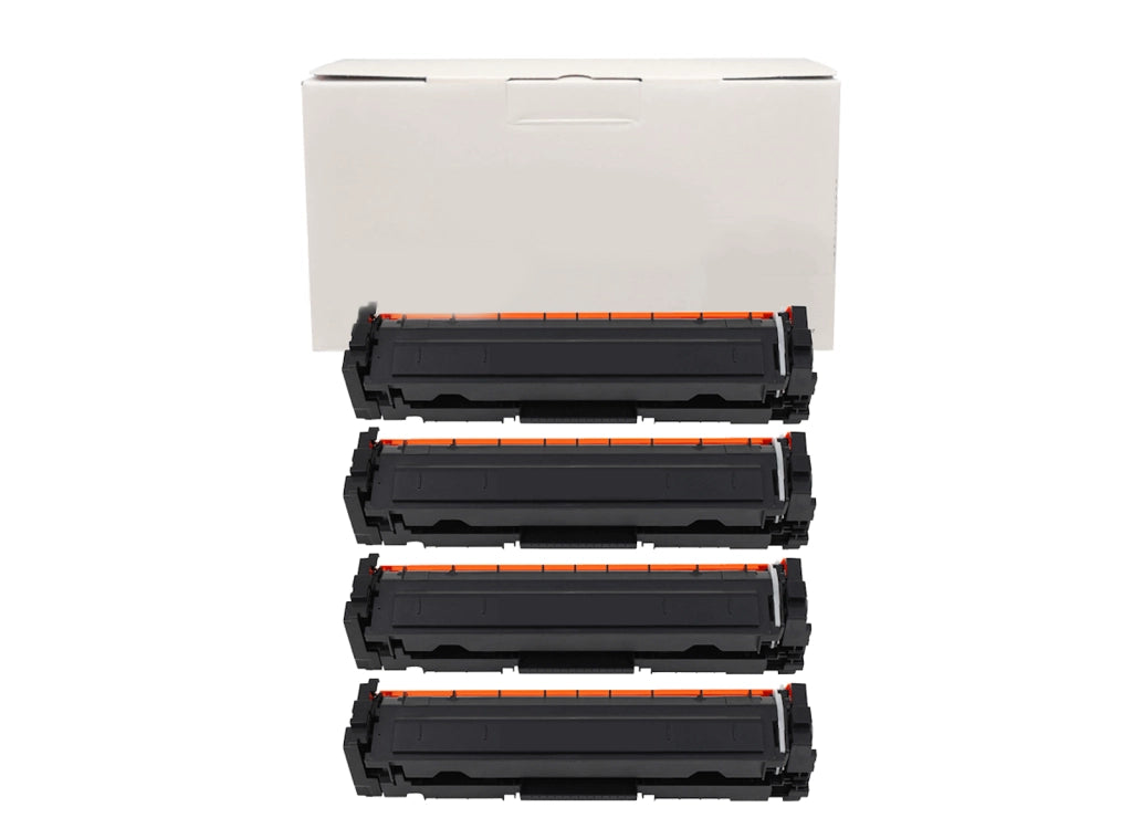 Set Toner di Ricambio Compatibile per Stampanti HP Color Laserjet Pro MFP M283fdw M255dw M282nw con Chip Giallo Magenta Nero Ciano