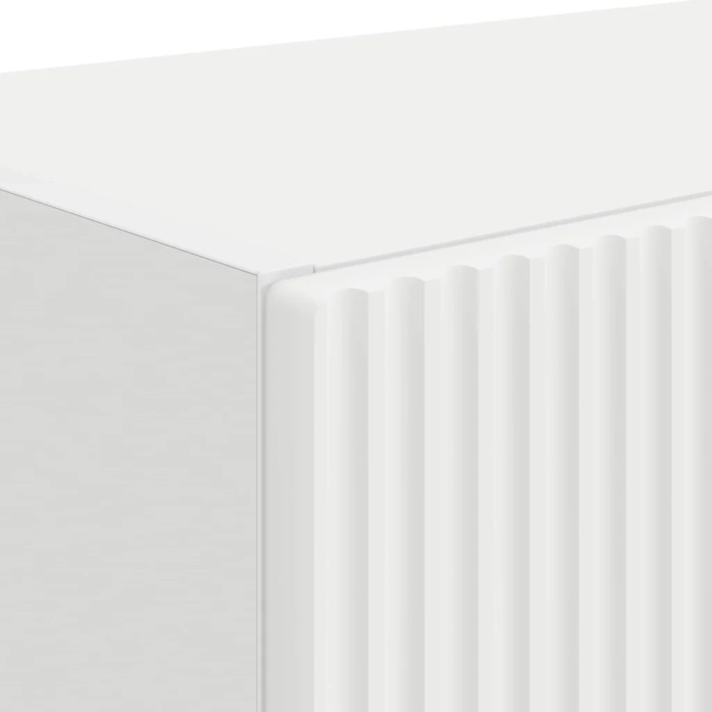 Mobile TV da parete 2 pcs Bianco 59,5 x 31 x 40 cm 892330