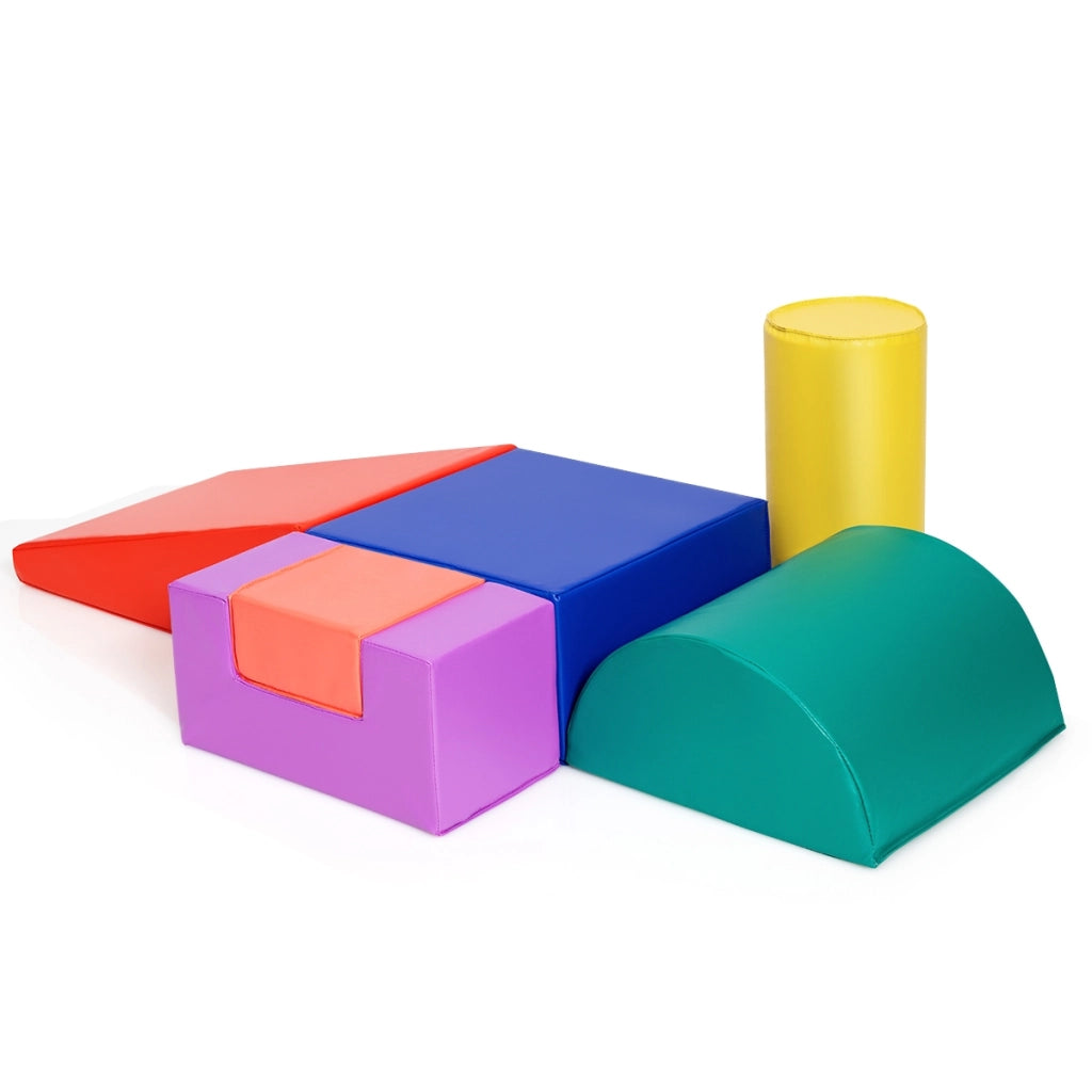 Blocchi rampicanti in schiuma per bambini 1-3 anni, Blocchi rampicanti set rampicante indoor con rettangoli Rosso-Giocattoli educativi