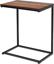 Tavolino Porta PC Laptop Tavolo da caffè in MDF, Ideale per Soggiorno Balcone Studio Giardino,55 x 35 x 65 cm (Marrone)