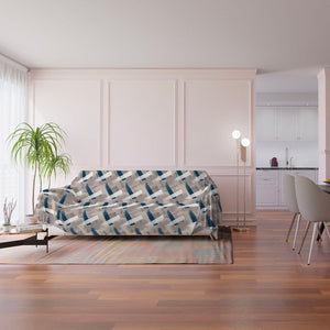 Telo Arredo Copritutto 170x260 cm Copridivano in Microfibra Pennellate