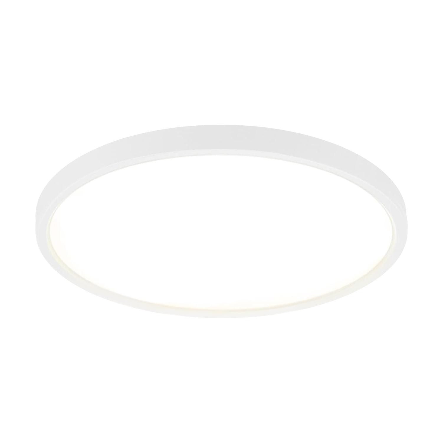 ZMH Lampada da soffitto LED rotonda moderna 24W bianca per interni - Illuminazione a risparmio energetico