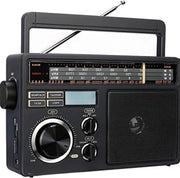 Radio Trasmettitore a Trasistore - Radio a Batterie AM/FM per Tutte le Situazioni