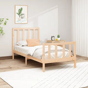 Giroletto senza Materasso-Struttura Letto 90x200 cm in Legno Massello di Pino 974387