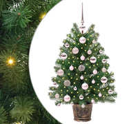 Albero di Natale artificiale con 150 LED Verde 75 cm PE e PVC 3397304