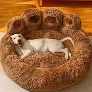 Letto per Animali con Piuma Molle - Materasso Calmante per Gatti e Cani - Cuscino da Bagno per Piccoli e Medi Animali di Compagnia - Scatola Invernale con Base Antiscivolo
