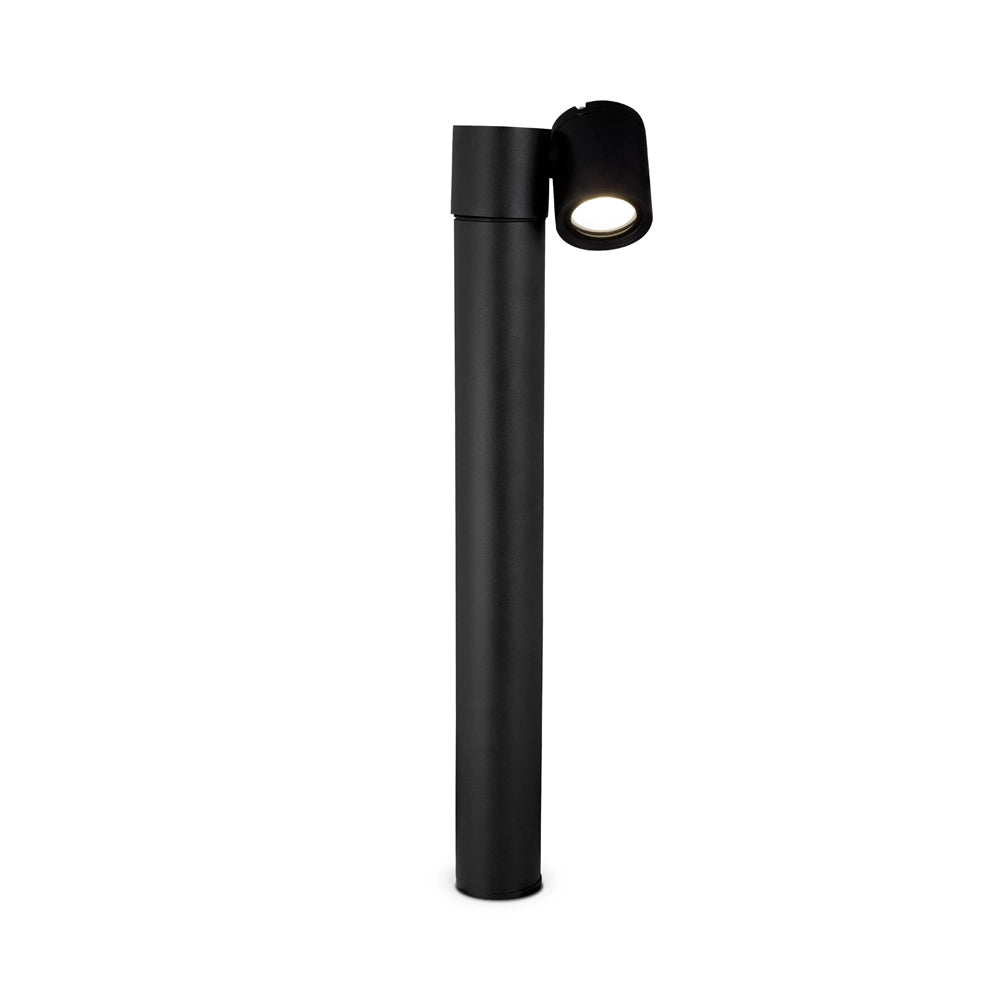 Lampada Da Terra Moderna Da Esterno Alluminio Nero 1 Luce Gu10 50W Ip54