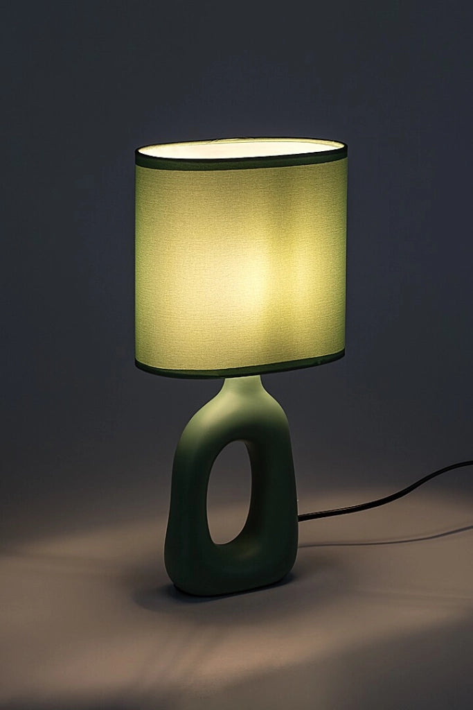 Lampada da tavolo Sylira 1xE14 verde ceramica Rabalux