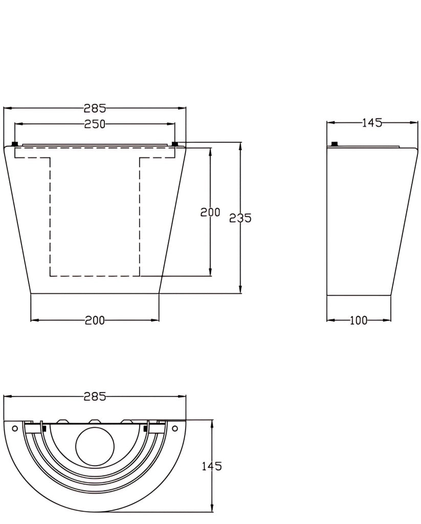 Lampada da Parete Viki in Metallo e Vetro Colore Ambra, Attacco E27 40W, Design Elegante per Interni IP20, 28.5x14.5x23.5 cm - Classe 1