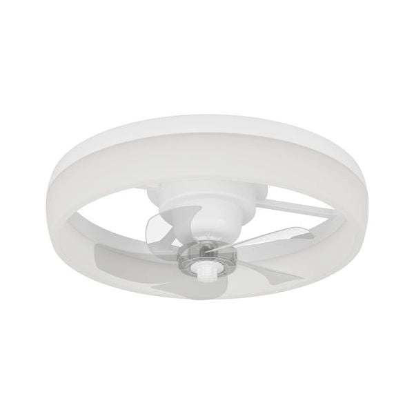 Ventilatore soffitto con luce eglo 35207 castaic white