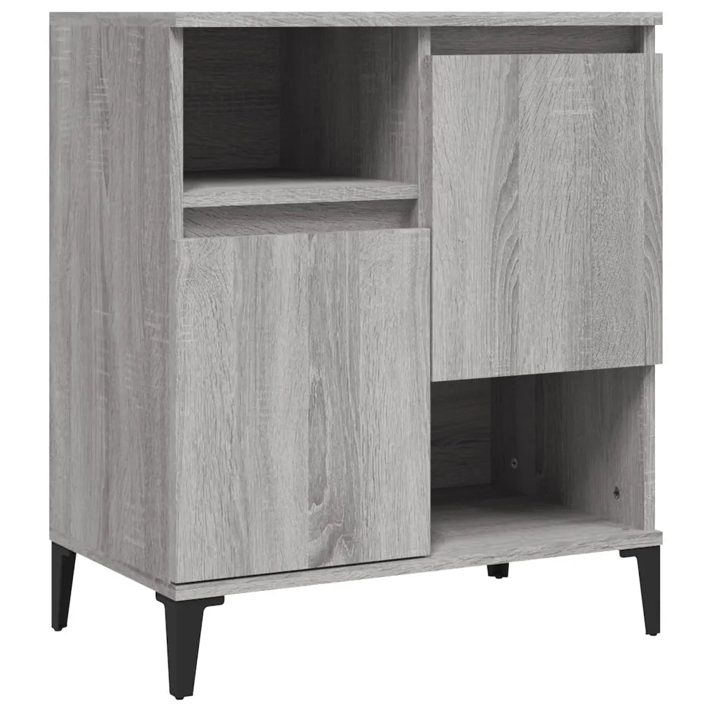 Credenza Grigio Sonoma 60x35x70 cm in Legno Multistrato 821154