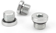 Tre pezzi di fermagli di carbonio in acciaio 3/8" - Adatti per sigillare i tubi - Set di 3 fermagli