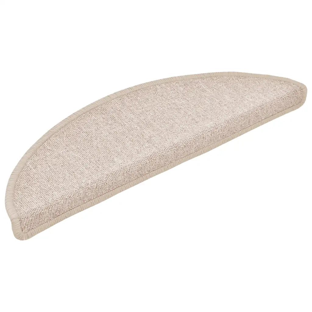Tappetini per scale 20 pz | Gradini per Scale 56x17x3 cm tortora semicircolari