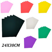 Trade Shop - Set 10 Fogli Flessibili Colorato In Gommapiuma A4 20x30cm Decorazioni Fai Da Te -