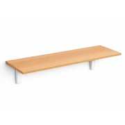 Mensola da Muro da appoggio in Legno nobilitato spessore 1,8 cm in colore Faggio 60x30 cm