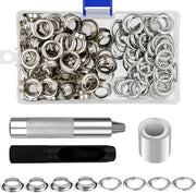 Kit di Grommet per Ogni 100 Stuks - Ogni 10 mm - Kit di Fissaggio - Ogni 100 Stuks - Materiale Corrosione-Resistente - Grommets 10 mm - Ogni 100 Stuks - Set di Gereadegio per Ogni 100 Stuks