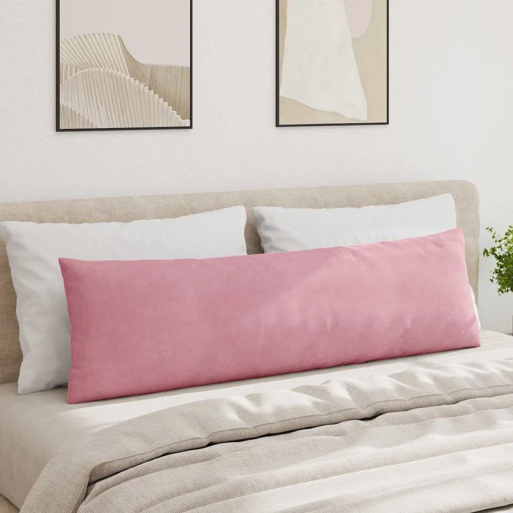 Cuscini da Divano 2 pcs Rosa 145 x 40 cm Tessuto in Cords