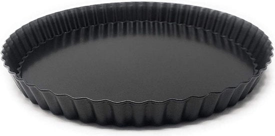 Forma per torta in acciaio inossidabile con trattamento antiaderente, forma rotonda per torta, forma a spirale con piatto di servizio, Ø 20 x 10 cm, rosso