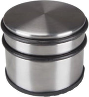 Stopperia in Acciaio Inossidabile con Gomma Antiscivolo - Facile da Installare, 75 mm Alto, Ideale per Ogni Ambiente Interiore