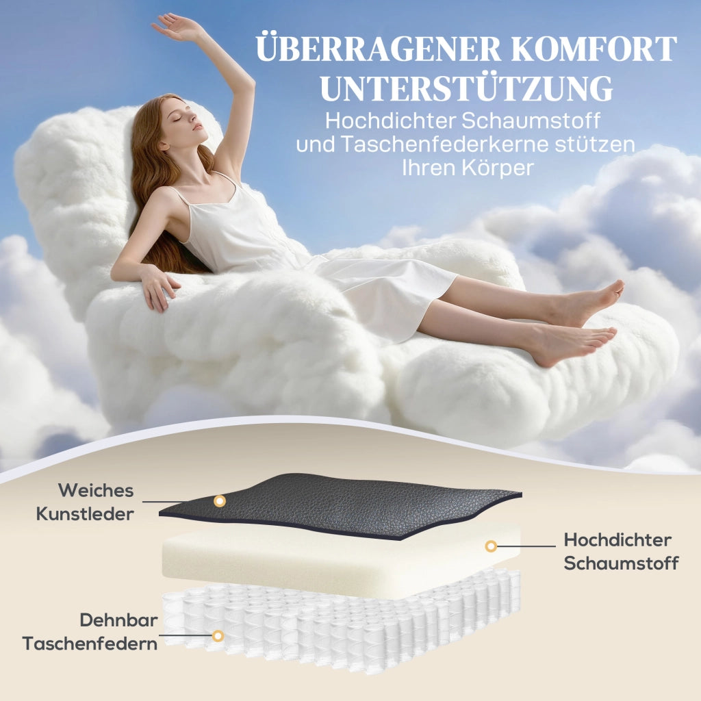 Poltrona Relax Elettrica Alzapersona ¨C Xylo ¨C Reclinabile con Massaggio e Poggiapiedi, Grigio Scuro