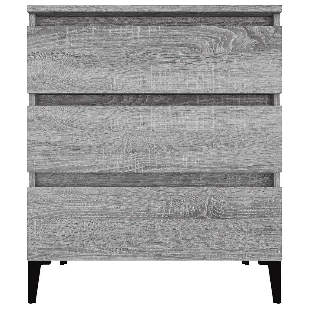 Credenza Grigio Sonoma 60x35x70 cm in Legno Multistrato cod mxl 28127